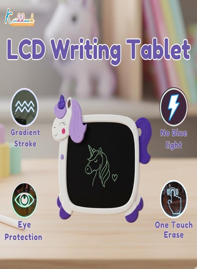 Kriiddaank Unicorn LCD Writing Magic Tablet 8.9 Inch, Electronic Drawing Pad for Kids, Preschool Early Education Toy, Toddler Travel Game for Boys & Girls, Birthday Gift for 3 4 5 6 7 8 9 Year - Image 3